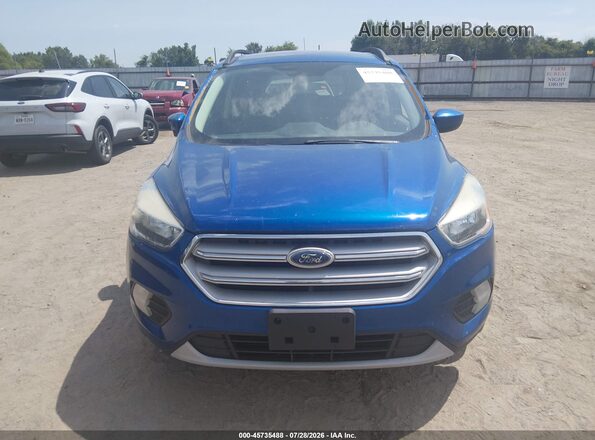 1FMCU0GD8JUB79548 2018 FORD ESCAPE Blue Սարքավորումների վահանակի տեսք