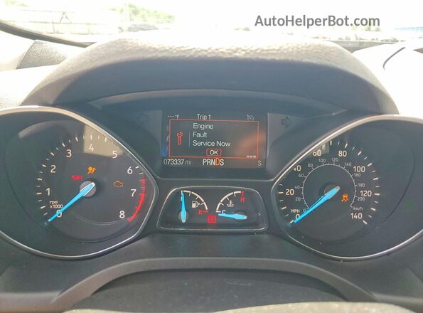 1FMCU0GD8JUC28585 2018 FORD ESCAPE Gray Vista del cuadro de instrumentos