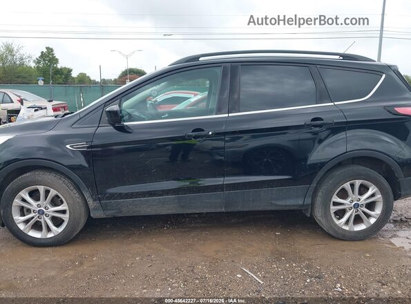 1FMCU0GD8JUD02300 2018 FORD ESCAPE Black Widok wnętrza 360 stopni