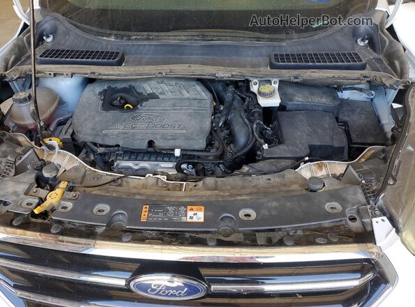1FMCU0GD8JUD50296 2018 FORD ESCAPE Белый Вид подкапотного пространства