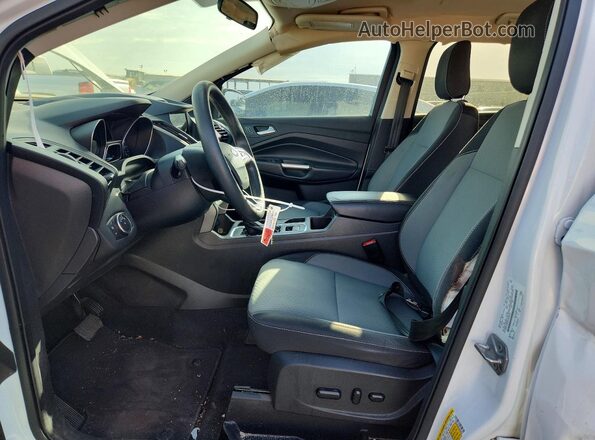 1FMCU0GD8JUD58835 2018 FORD ESCAPE White წინა სალონის ხედი