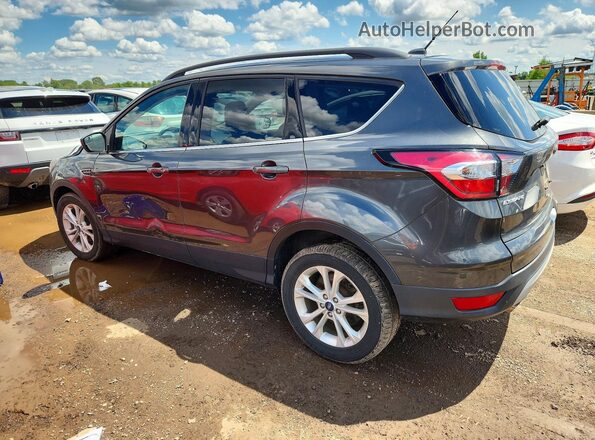 1FMCU0GD8JUD60813 2018 FORD ESCAPE Серый Задняя левая четверть