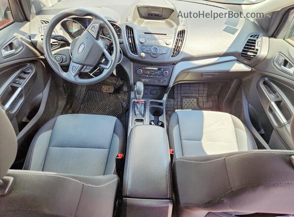 1FMCU0GD8JUD60813 2018 FORD ESCAPE Серый Вид панели приборов