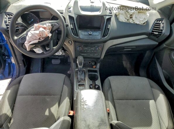 1FMCU0GD8KUA07067 2019 FORD ESCAPE Blue Առջևի վահանակի տեսք
