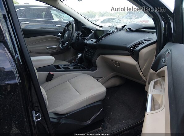 1FMCU0GD8KUA49853 2019 FORD ESCAPE Черный Вид салона спереди