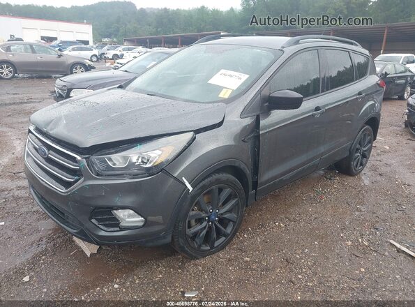 1FMCU0GD8KUA87437 2019 FORD ESCAPE Black წინა მარცხენა ხედი სამი მეოთხედიდან
