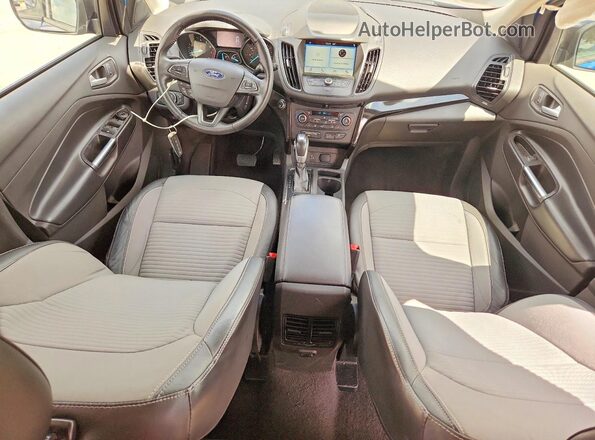 1FMCU0GD8KUB06763 2019 FORD ESCAPE Blue Dashboard view