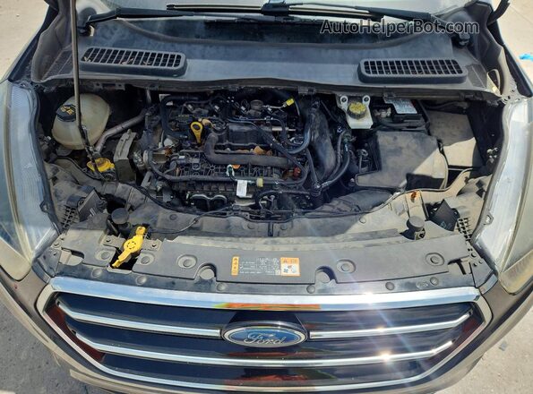 1FMCU0GD8KUB07279 2019 FORD ESCAPE Black Вид підкапотного простору