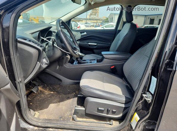 1FMCU0GD8KUB07279 2019 FORD ESCAPE Black Вид салону спереду