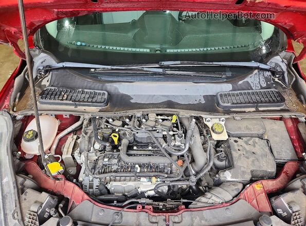 1FMCU0GD8KUB86212 2019 FORD ESCAPE Red Engine compartment view