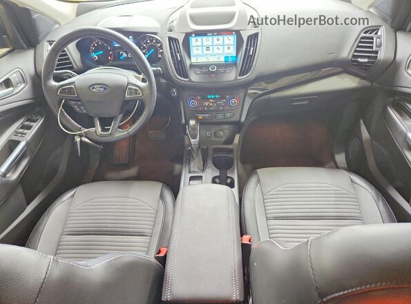1FMCU0GD8KUB86212 2019 FORD ESCAPE Red Dashboard view