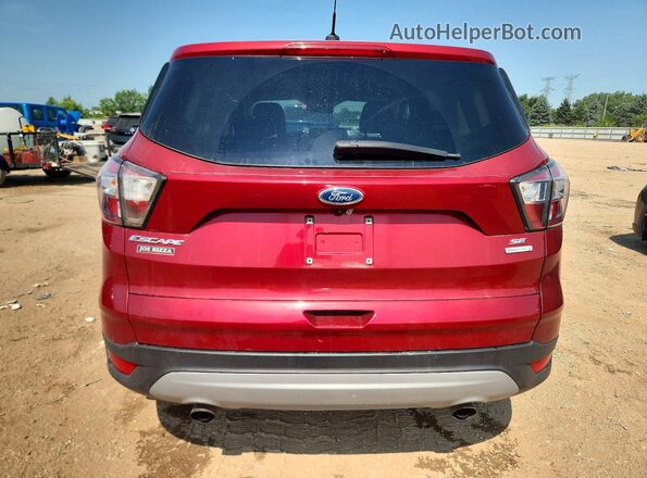 1FMCU0GD9HUA36747 2017 FORD ESCAPE Темно-бордовый Вид сзади