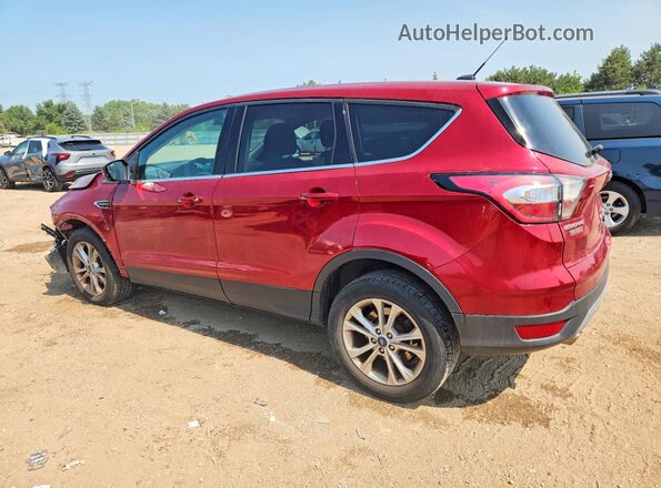 1FMCU0GD9HUA36747 2017 FORD ESCAPE Темно-бордовый Задняя левая четверть