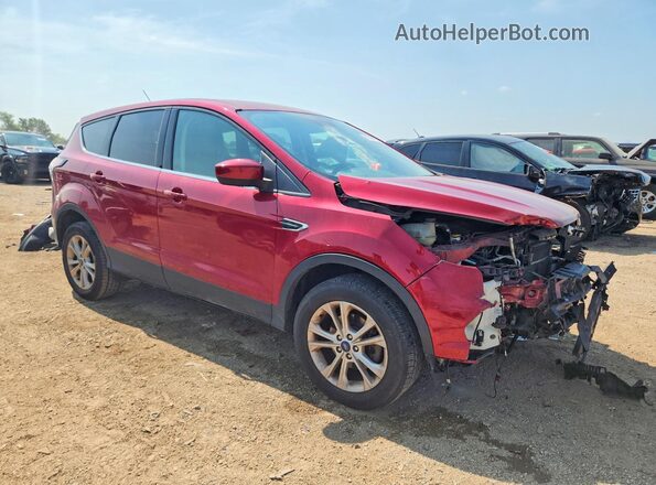 1FMCU0GD9HUA36747 2017 FORD ESCAPE Темно-бордовый Передняя правая четверть