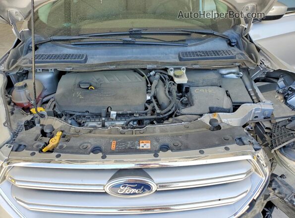 1FMCU0GD9HUA80392 2017 FORD ESCAPE Silver Engine compartment view