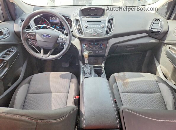 1FMCU0GD9HUB87894 2017 FORD ESCAPE Silver წინა პანელის ხედი