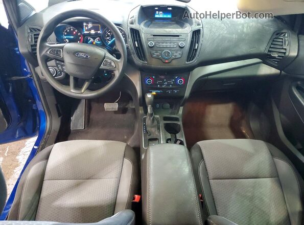 1FMCU0GD9HUC22689 2017 FORD ESCAPE Blue Вид панелі приладів