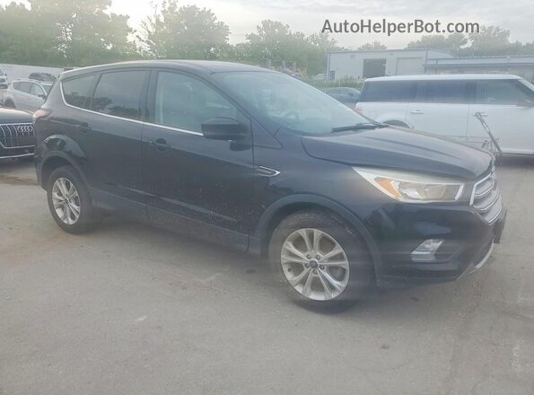 1FMCU0GD9HUC76834 2017 FORD ESCAPE Black Передня права чверть