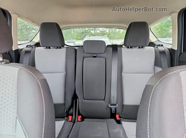 1FMCU0GD9HUD98674 2017 FORD ESCAPE Silver Rear seats view