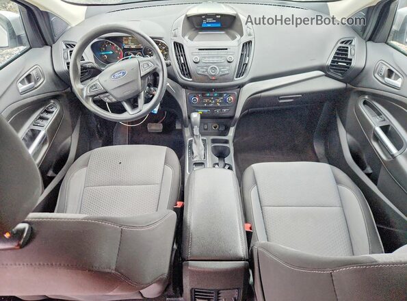 1FMCU0GD9HUD98674 2017 FORD ESCAPE Silver Dashboard view
