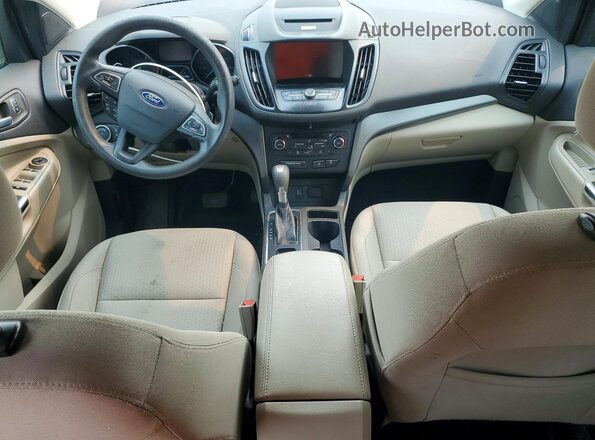1FMCU0GD9HUE92215 2017 FORD ESCAPE White Вид панелі приладів