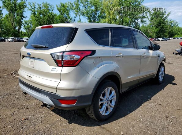 1FMCU0GD9HUE93669 2017 FORD ESCAPE Beige Задня права чверть