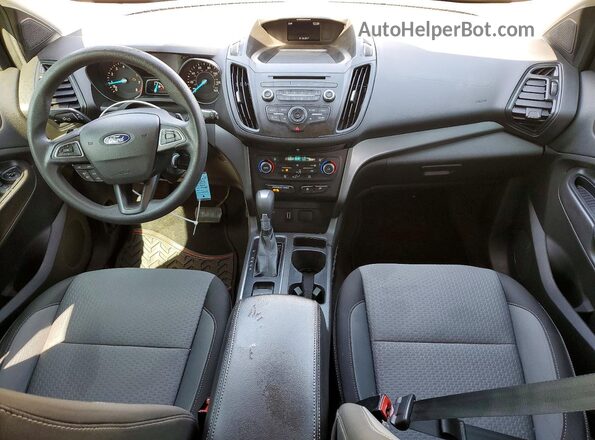 1FMCU0GD9HUE93669 2017 FORD ESCAPE Beige Вид панелі приладів