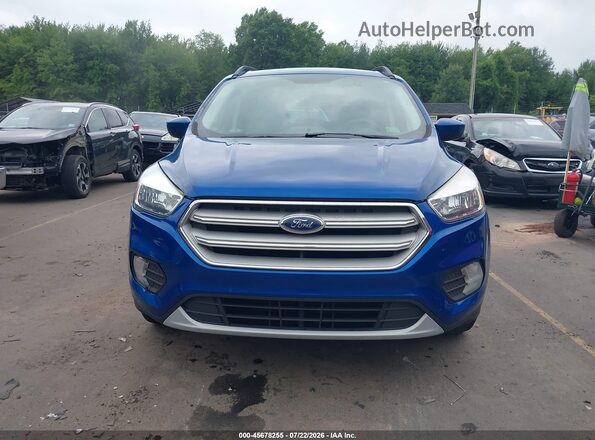1FMCU0GD9JUA08937 2018 FORD ESCAPE Blue Widok zestawu wskaźników