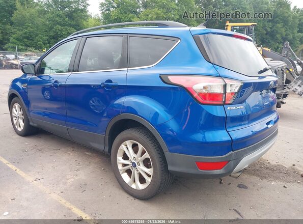 1FMCU0GD9JUA08937 2018 FORD ESCAPE Blue Tył lewy