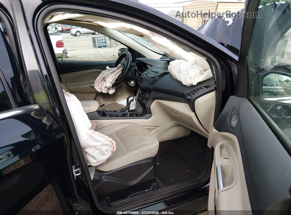 1FMCU0GD9JUA78423 2018 FORD ESCAPE Black Front interior view
