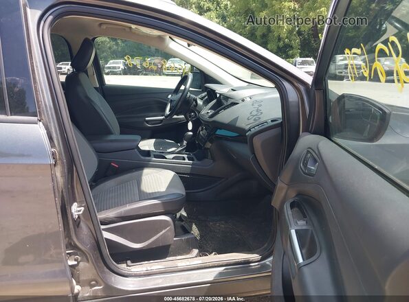 1FMCU0GD9JUA97344 2018 FORD ESCAPE Gray წინა სალონის ხედი