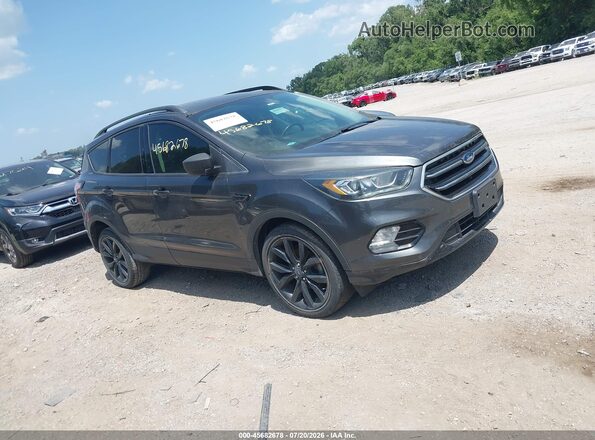 1FMCU0GD9JUA97344 2018 FORD ESCAPE Gray უკანა სალონის ხედი