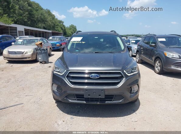 1FMCU0GD9JUA97344 2018 FORD ESCAPE Gray ხელსაწყოთა პანელის ხედი