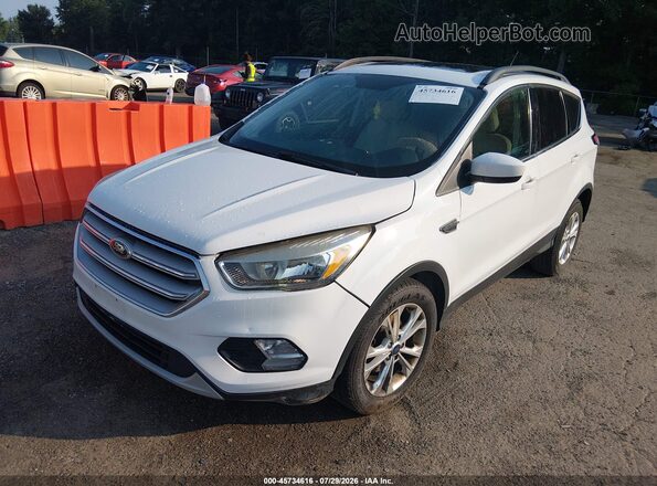 1FMCU0GD9JUB15549 2018 FORD ESCAPE White Przód lewy