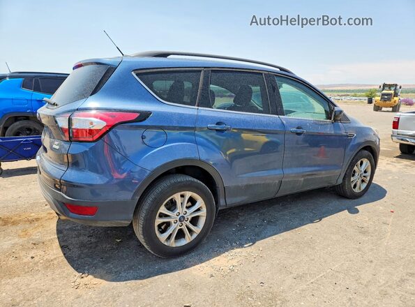 1FMCU0GD9JUC07891 2018 FORD ESCAPE Blue Rear right