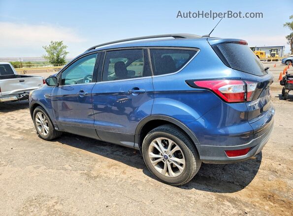 1FMCU0GD9JUC07891 2018 FORD ESCAPE Blue Rear left