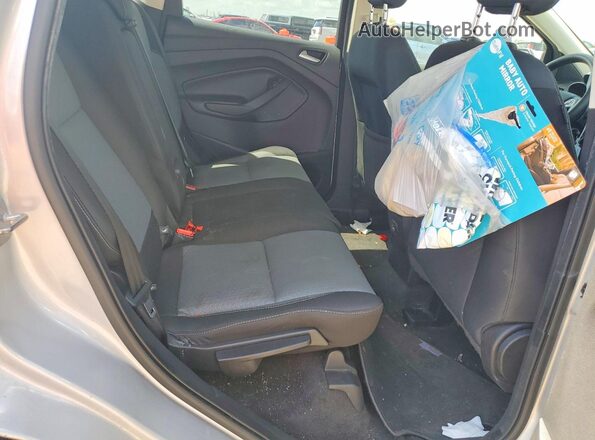 1FMCU0GD9JUD54938 2018 FORD ESCAPE Silver Rear seats view