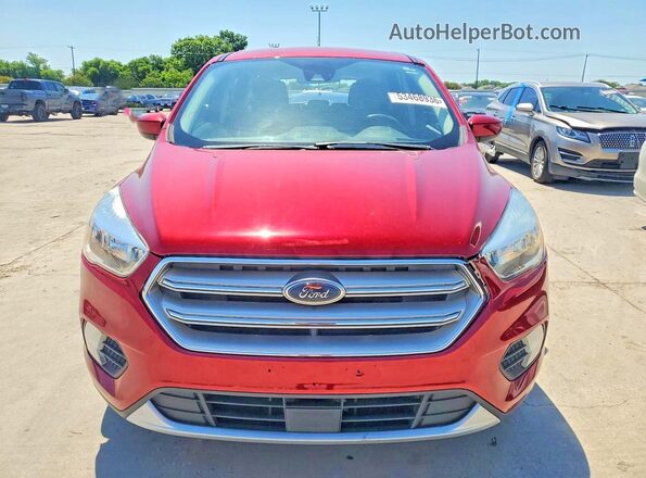 1FMCU0GD9KUC09819 2019 FORD ESCAPE Red Widok z przodu