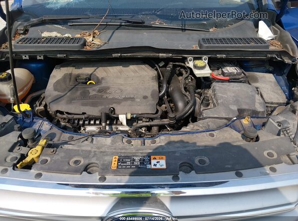 1FMCU0GDXHUB40437 2017 FORD ESCAPE Blue Rear view