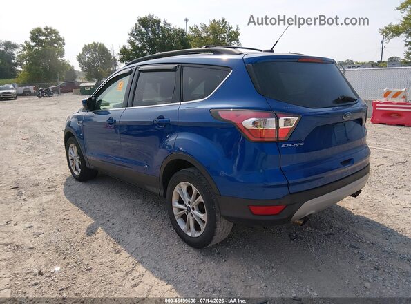 1FMCU0GDXHUB40437 2017 FORD ESCAPE Blue Rear left