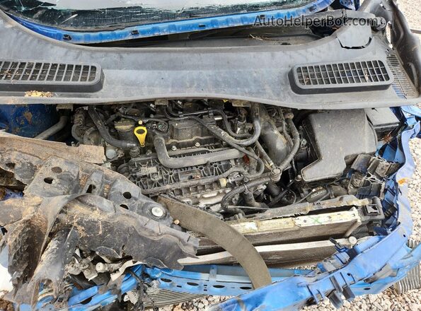 1FMCU0GDXHUB96717 2017 FORD ESCAPE Blue Widok komory silnika