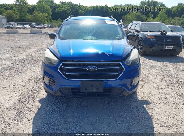1FMCU0GDXHUC63221 2017 FORD ESCAPE Blue Вид спереду