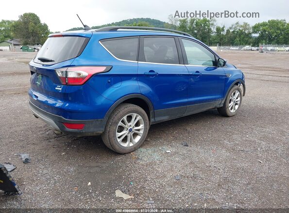 1FMCU0GDXJUA82108 2018 FORD ESCAPE Blue Trasero derecho