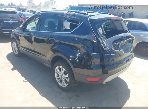 1FMCU0GDXJUB44638 2018 FORD ESCAPE Черный Задняя левая четверть