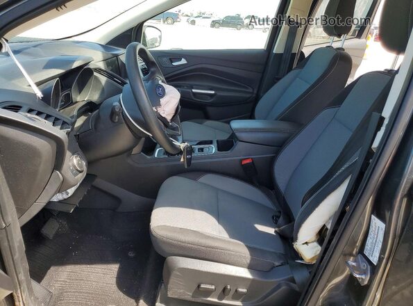 1FMCU0GDXKUB81898 2019 FORD ESCAPE Gray Front interior view