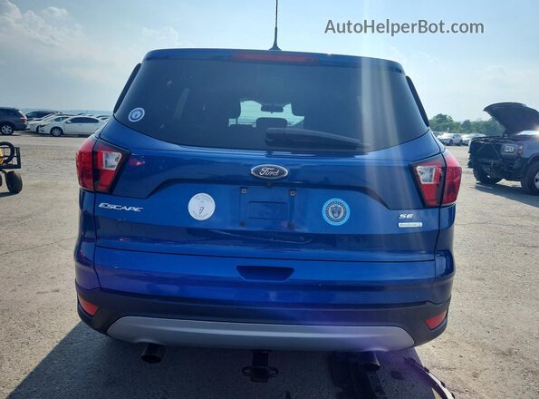 1FMCU0GDXKUB92559 2019 FORD ESCAPE Blue Vista trasera