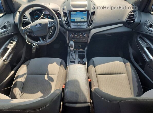 1FMCU0GDXKUB92559 2019 FORD ESCAPE Blue Vista del salpicadero