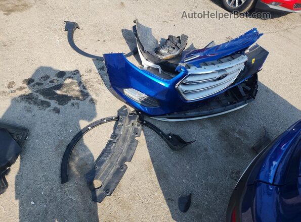 1FMCU0GDXKUB92559 2019 FORD ESCAPE Blue Vista de la etiqueta del VIN