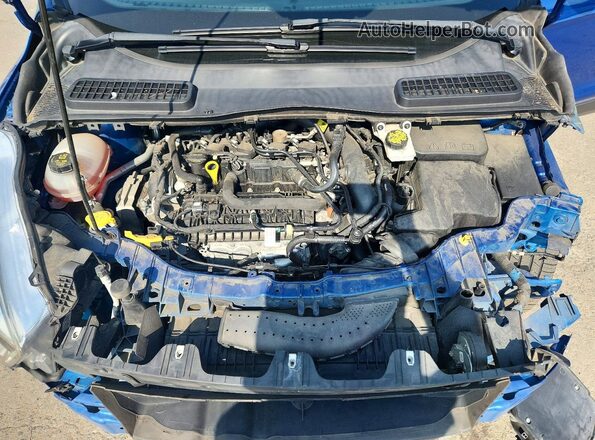 1FMCU0GDXKUB92559 2019 FORD ESCAPE Blue Vista del compartimento del motor