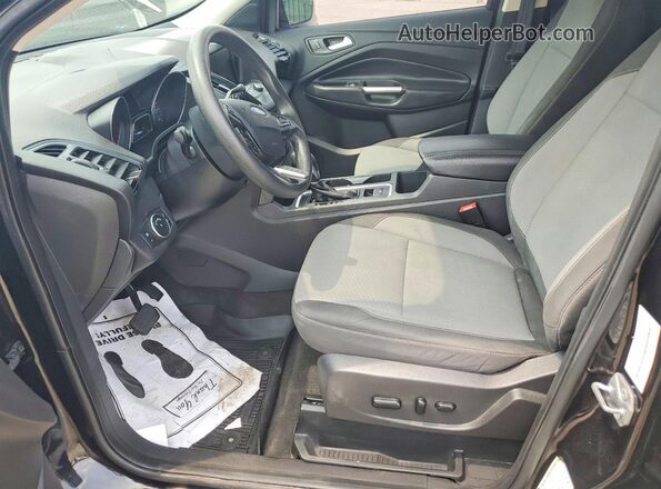 1FMCU0GDXKUB99771 2019 FORD ESCAPE Черный Вид салона спереди